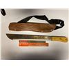 Image 1 : Machete with blade guard, case and file