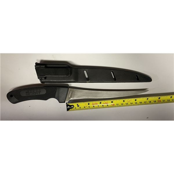 ANGLER TOOLS 7in Fillet Knife with belt sheath