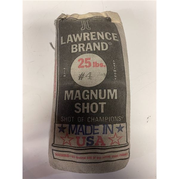LAWRENCE BRAND #4 MAGNUM SHOT - 25lb