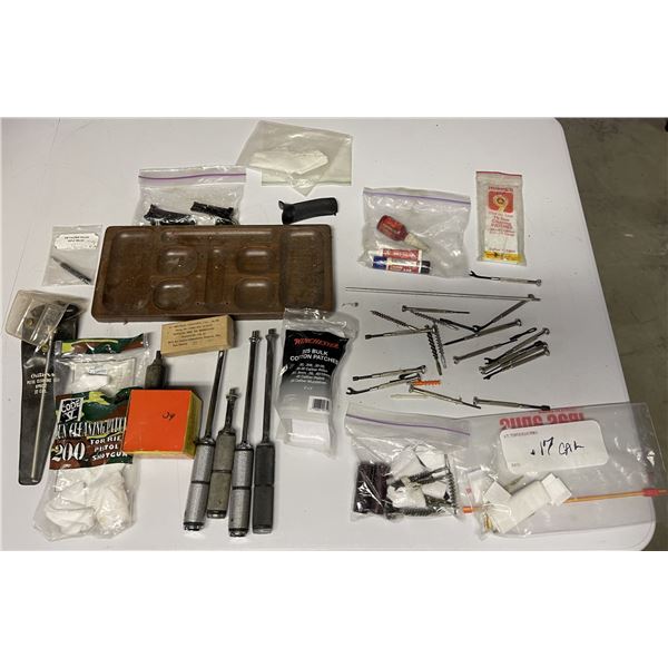 LOT 334 - Assorted Gun cleaning supplies