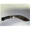 Image 2 : VINTAGE India Gurkha Kukri Fixed Blade Knife with sheath and 2 small knives