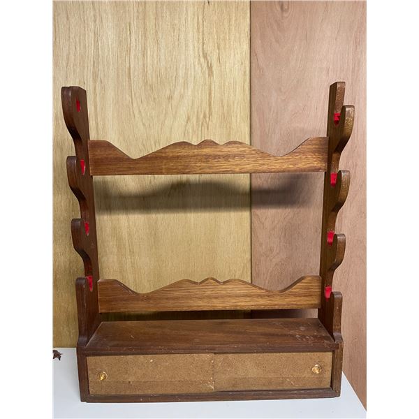 Wooden 4 gun rack