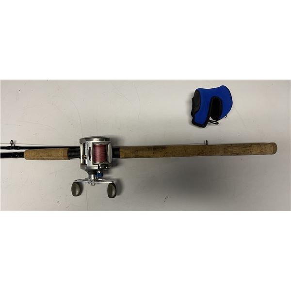 ANGLER SS ASS6105MHC 10'6 MH Salmon/Steelhead Casting Rod with Quanto Cabo CBC31 PTS Baitcast Reel C