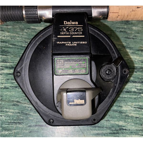 DAIWA DC375 Line Counter Mooching reel with Berkley Cherrywood CRC92-10'6 Mooching Rod