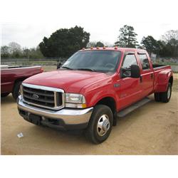 2003 FORD F350 4X4 CREW CAB DUALLY