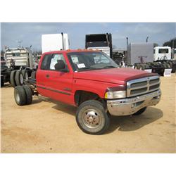 1999 DODGE RAM 3500 S/A CAB & CHASSIS