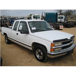 1996 CHEVROLET 1500 EXTENDED CAB PICKUP
