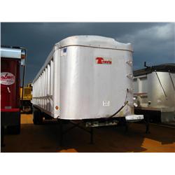 1994 TRAVIS 36' ALUMINUM DUMP TRAILER