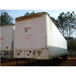 1985 FRUEHAUF 48' VAN T/A TRAILER