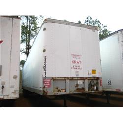 1991 FRUEHAUF 53' VAN T/A TRAILER