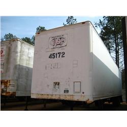 1984 BUDD 45' T/A VAN TRAILER
