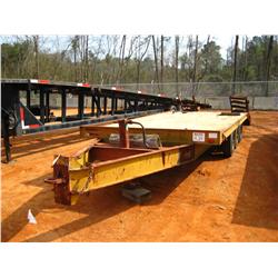 SHOPBUILT 20' TRI-AXLE TAG TRAILER