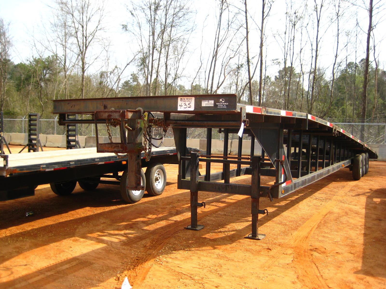 1998 TRAILER WORLD 48' TRIAXLE 3 CAR HAULER J.M. Wood Auction