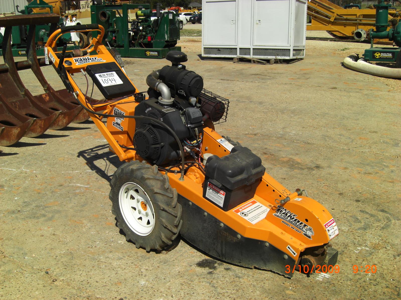 HANDLE BANDIT HB19SP STUMP GRINDER J.M. Wood Auction Company, Inc.