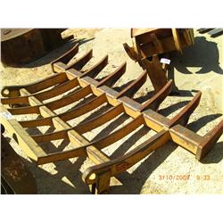 HEAVY DUTY BLADE RAKE W/BRUSH GUARD