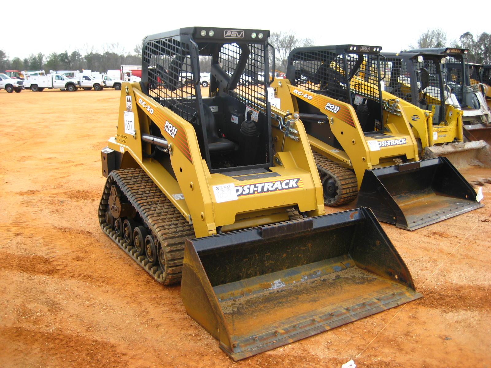 (UNUSED) ASV POSITRACK RC50 SKID STEER LOADER J.M. Wood Auction