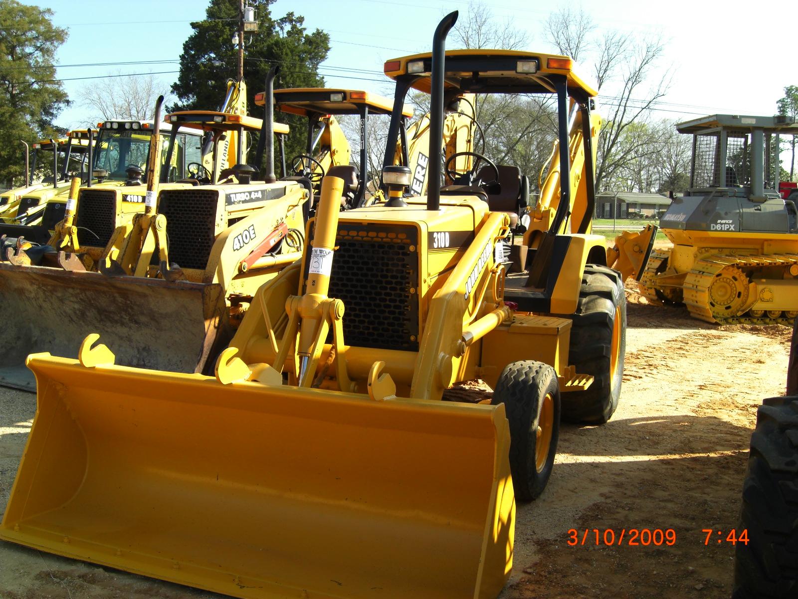 JOHN DEERE 310D LOADER BACKHOE J.M. Wood Auction Company, Inc.