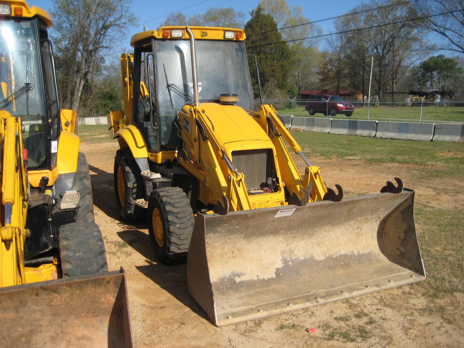 JCB 214 4X4 LOADER BACKHOE J.M. Wood Auction Company, Inc.