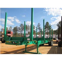 2009 PITTS LT40 4 BOLSTER LOG TRAILER