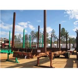 SHOPBUILT 4 BOLSTER LOG TRAILER