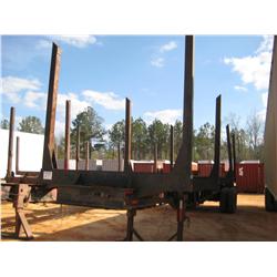 1998 MAGNOLIA 4 BOLSTER LOG TRAILER