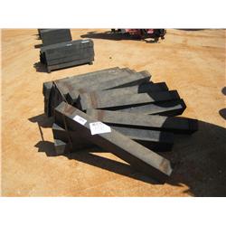 (1) LOT RUBBER LANDSCAPE TIMBERS