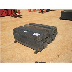 (1) LOT RUBBER LANDSCAPE TIMBERS