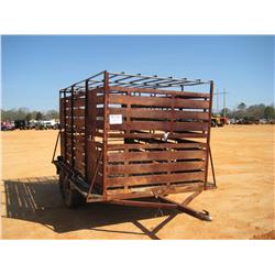 SHOPBUILT 12' STOCK TRAILER*BILL OF SALE ONLY