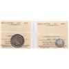 Image 1 : Nfld; 1872H 5¢ about Good-3, 1876H 20¢ Choice Fine-15, Lot of 2 ICCS coins.