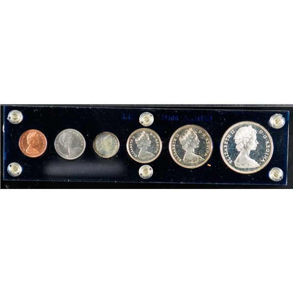 Mint Set; 1967 Centennial silver coin set, all Proof-Like.