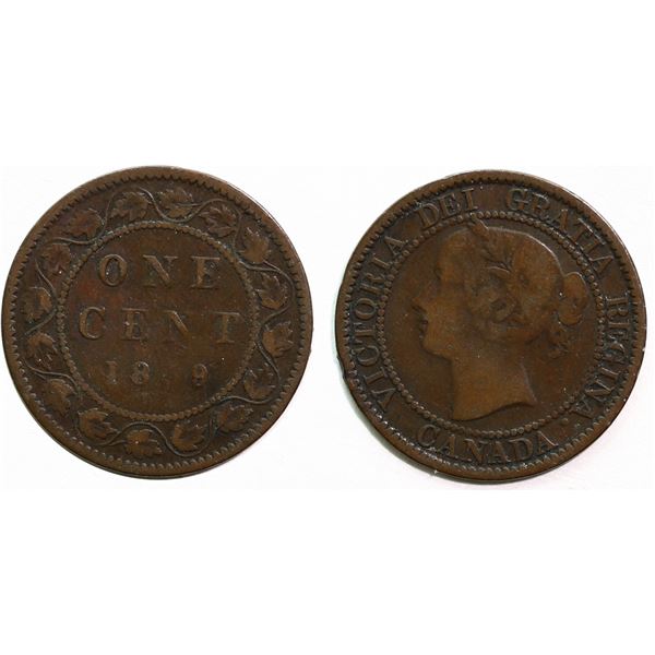 1859 1¢ DP N9 #1 VG.