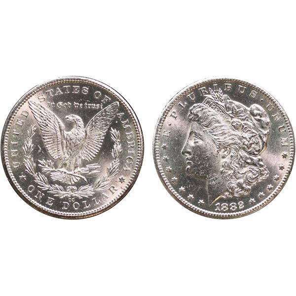 1882H 1¢ PCGS Choice Mint State-63, Nice lustrous example.