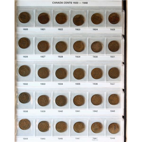 Date set; 1920-2012 1¢, includes several key dates and varieties.  VG to Choice Unc. No 1955 NSF.