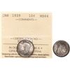 Image 1 : 1939 10¢ ICCS Very Choice Mint State-64.  Attractive example with rustic tones.