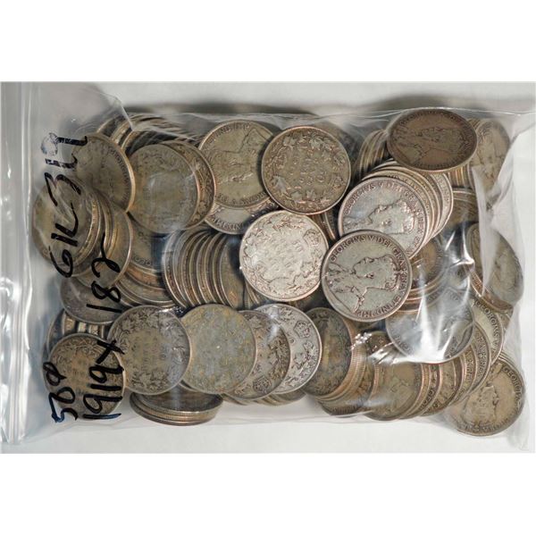 1919 50¢ X 182 all VG or better.