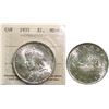 Image 1 : 1935 $1 ICCS Gem Mint State-65.
