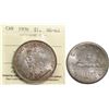 Image 1 : 1936 $1 ICCS Choice Mint State-63, Lightly toned.