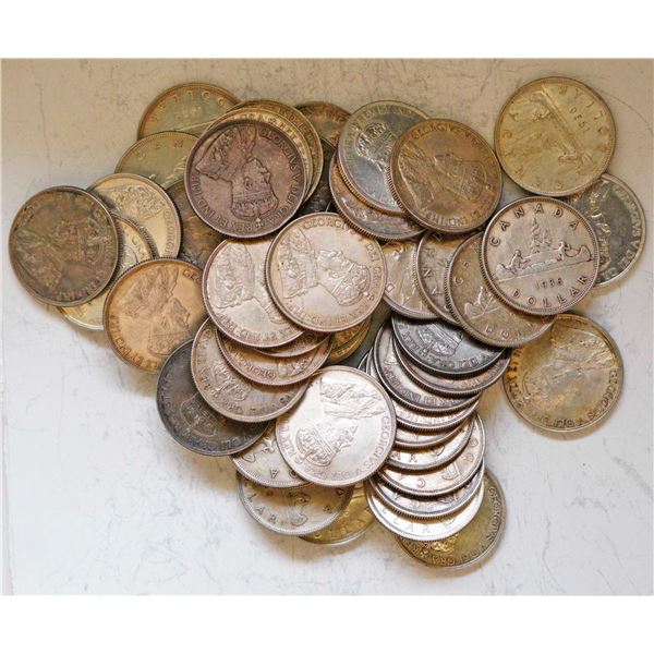 1936 $1 EF or better, lot of 50 coins.