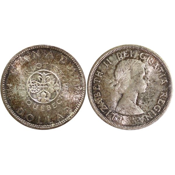 1964 $1 ICCS Very Choice Mint State-64, Nicely toned.