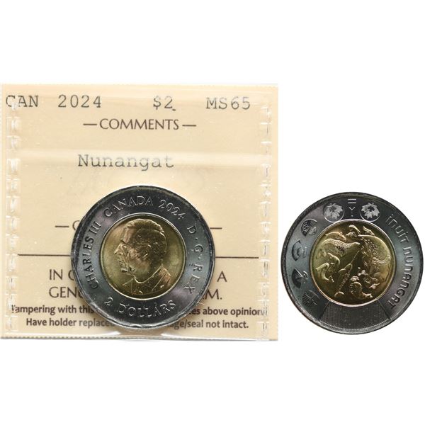 2024 $2 "Nunangat; ICCS Gem Mint State-65