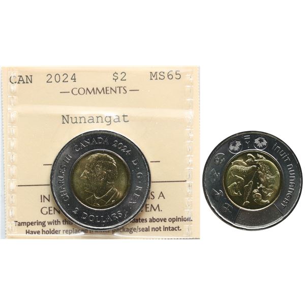 2024 $2 "Nunangat; ICCS Gem Mint State-65