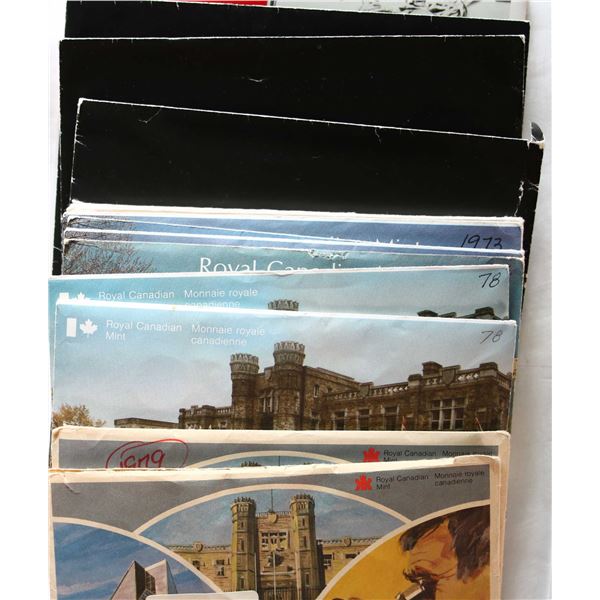 RCM; Proof-Like sets; 1972 (2), 1973 (3), 1974, 1978 (2), 1979, 1980, 2005 (3), 2007.  Lot of 14 set