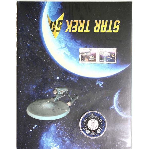RCM; 2016 "START TREK - 50" Commemorative coin and Stamp. Canada Post