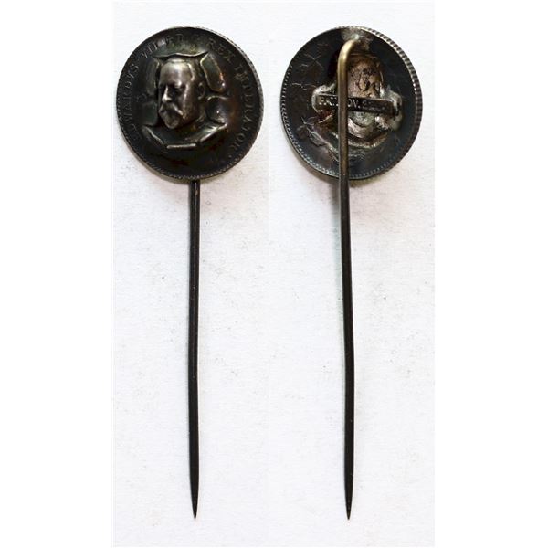 Vintage Pin;  Great Britain Edward VIII DG Rex Imperator Stick Pin.  Interesting and seldom offered 