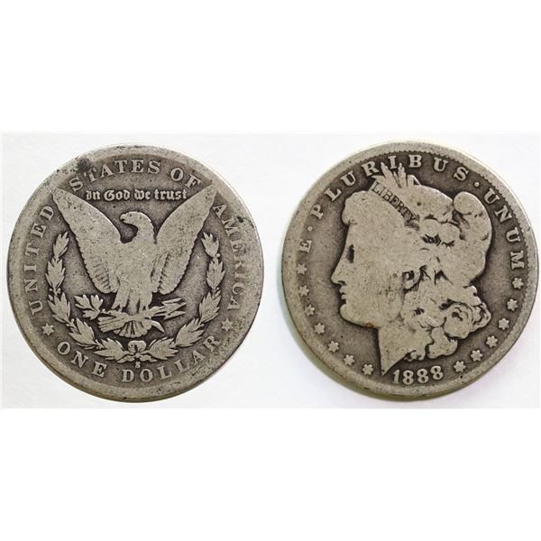 USA; 1888-S $1 Good or better.