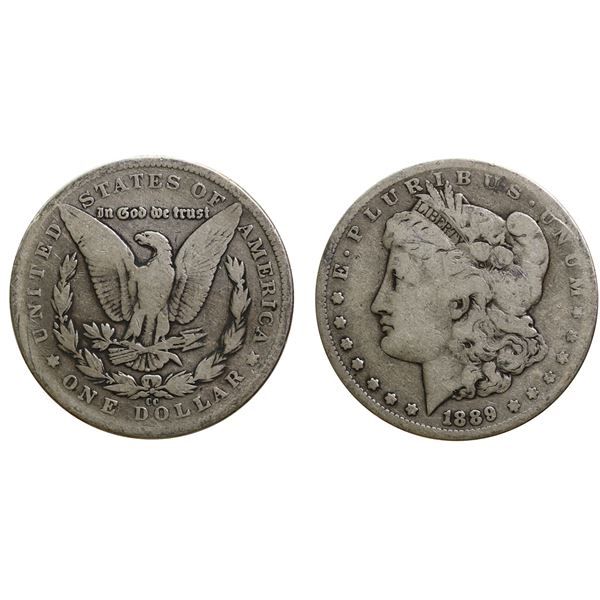 USA; 1889-CC $1 VG or better.