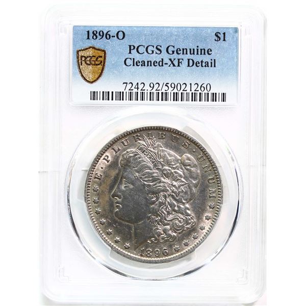 USA; 1896-O $1 PCGS Genuine XF Details
