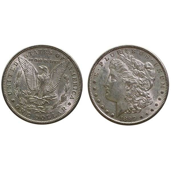 USA; 1899-S $1 AU or better.