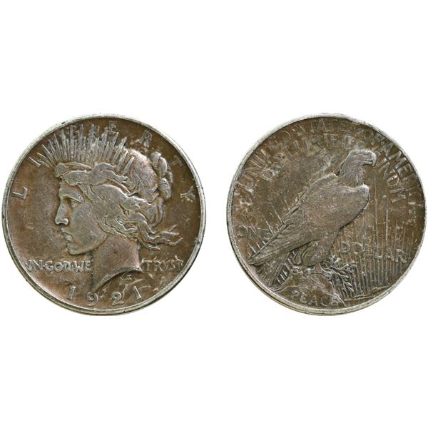 USA; 1921 Peace $1 Fine or better.