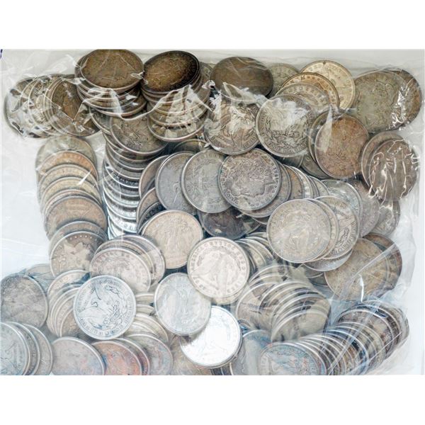 USA; 1921-S $1, lot of 172 coins. Average VF-EF.